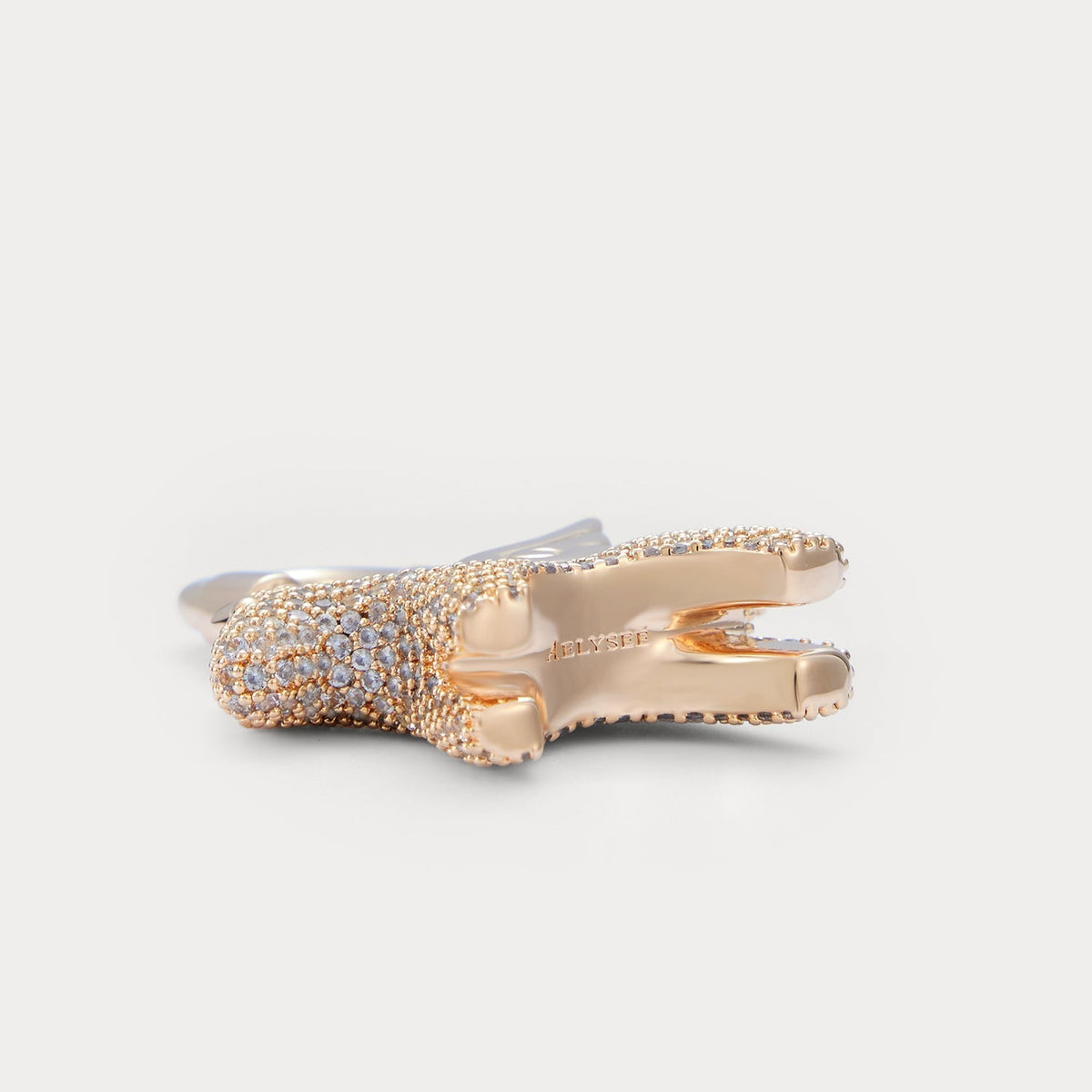Sparkle Champagne Sea Blue Zircon—Rodeo Pegase Bag Charm