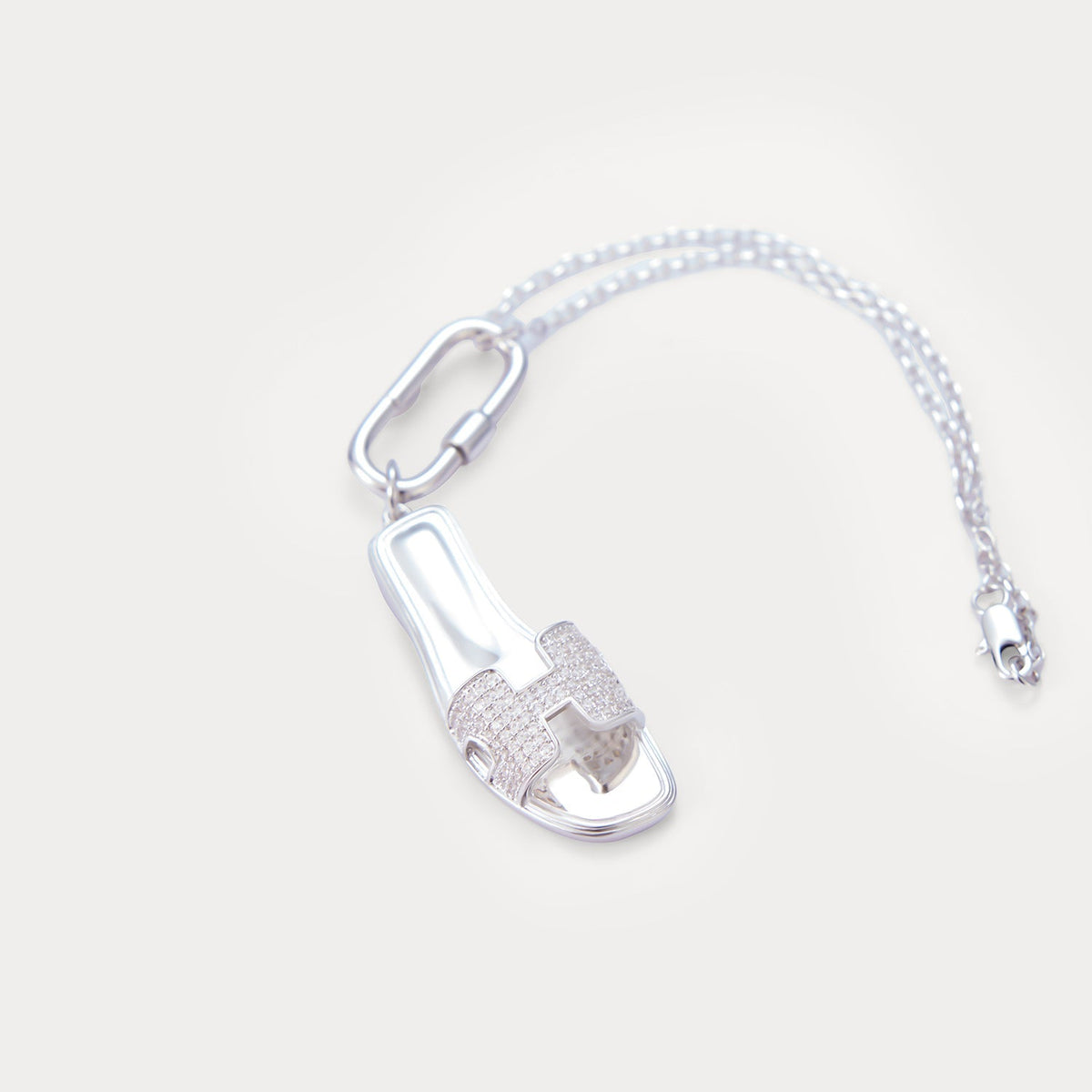 Sparkle Silver—Oran Sandal Bag Charm