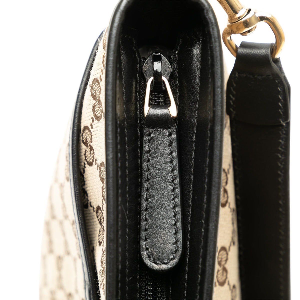 GUCCI GG Canvas Web Crossbody Bag