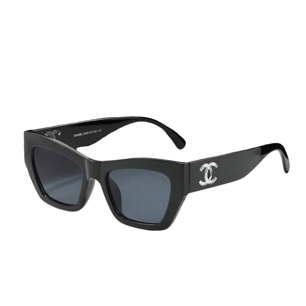 CC CAT EYE SUNGLASSES ACETATE AND NYLON BLACK