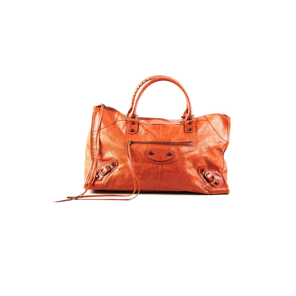 balenciaga Large City Brown Bag