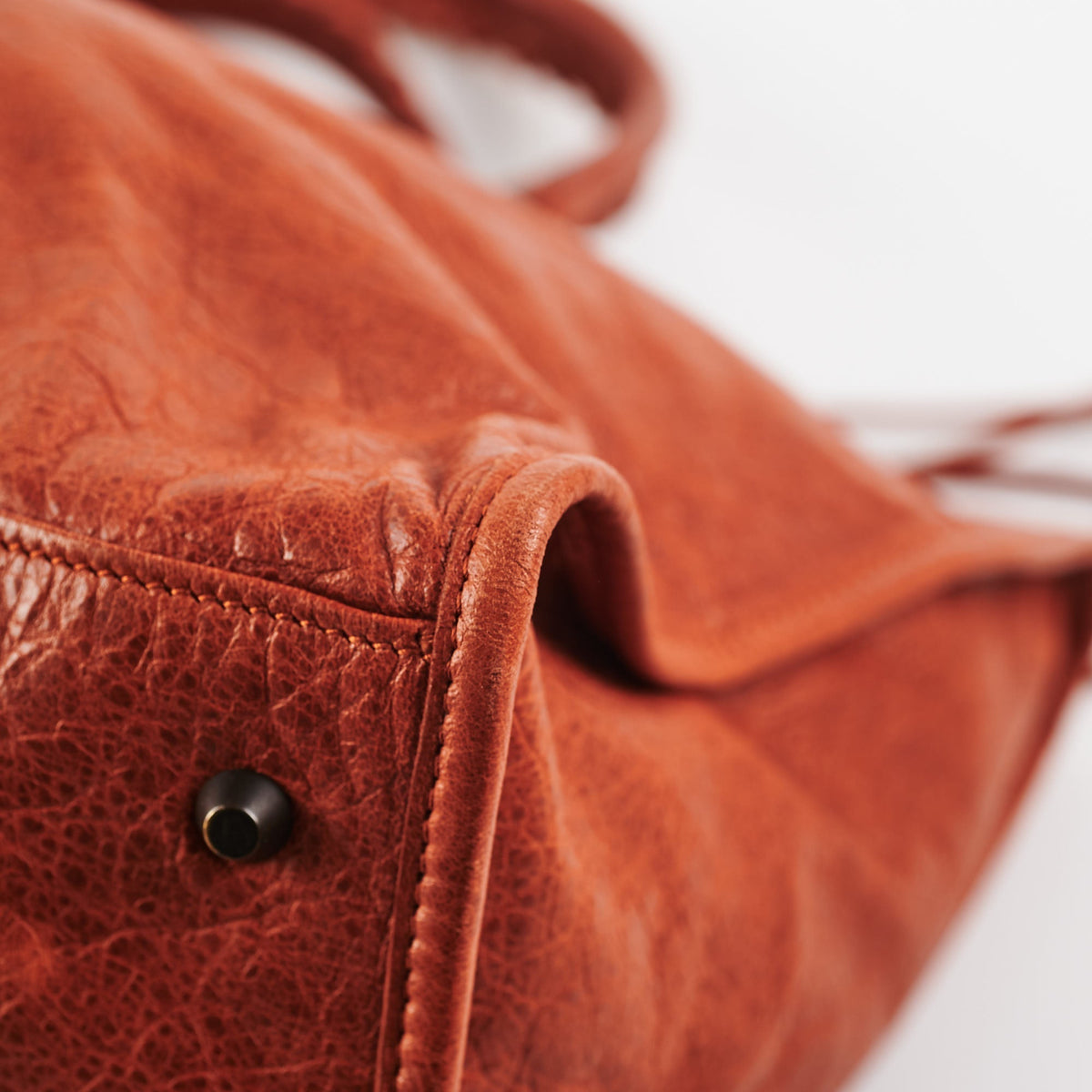 balenciaga Large City Brown Bag