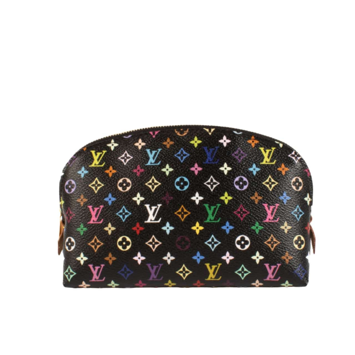 LV X MURAKAMI COSMETIC POUCH PM MONOGRAM BLACK 19CM