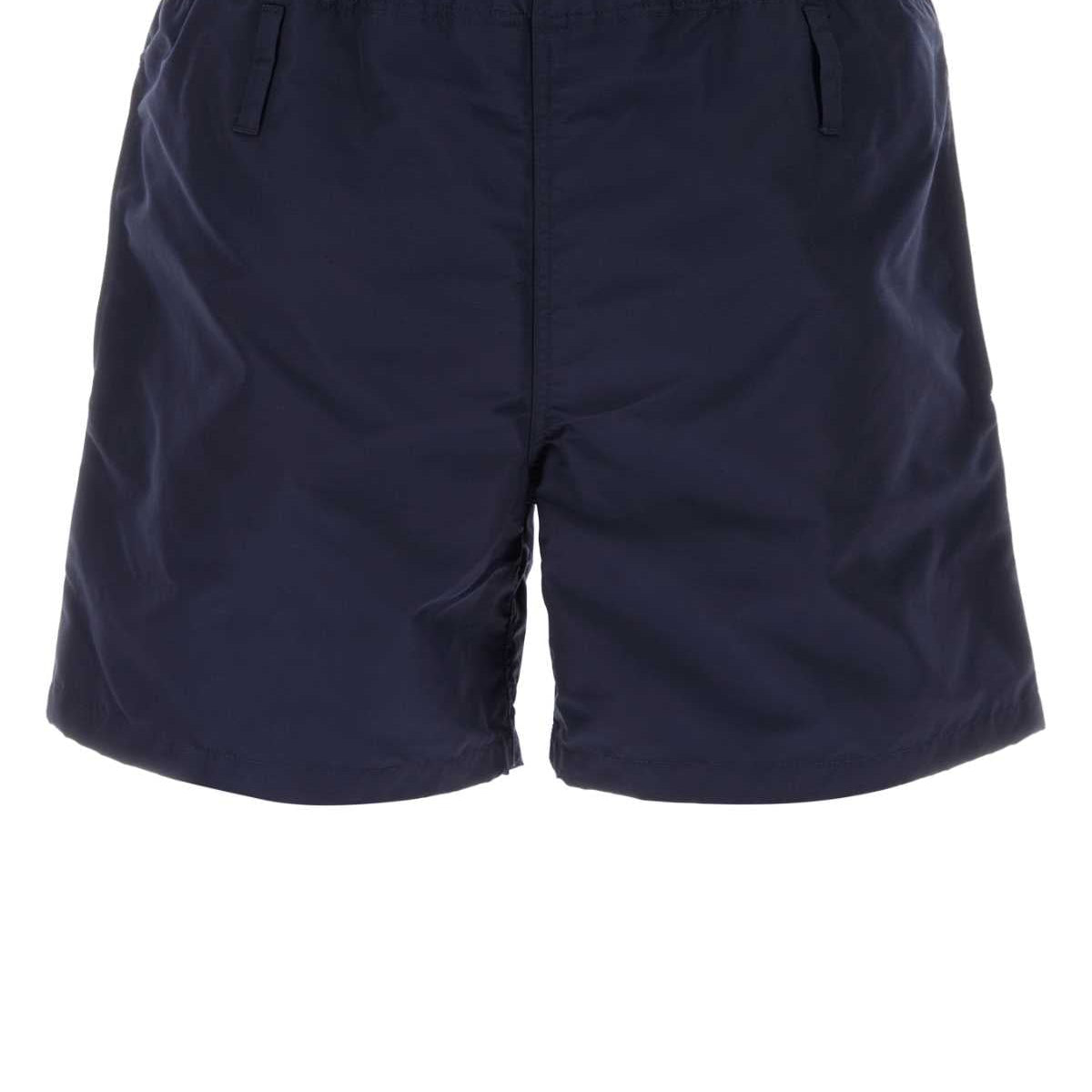 PRADA Nylon Mini Swimming Shorts for Men - FW25 Collection