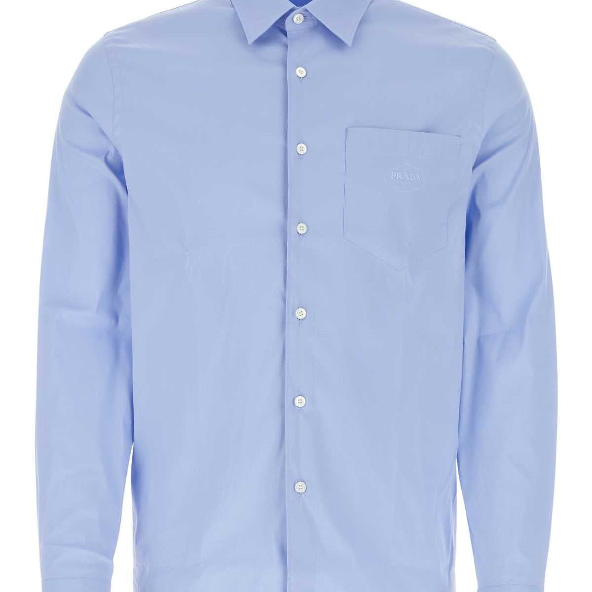 PRADA Poplin Shirt for Men - SS25 Collection