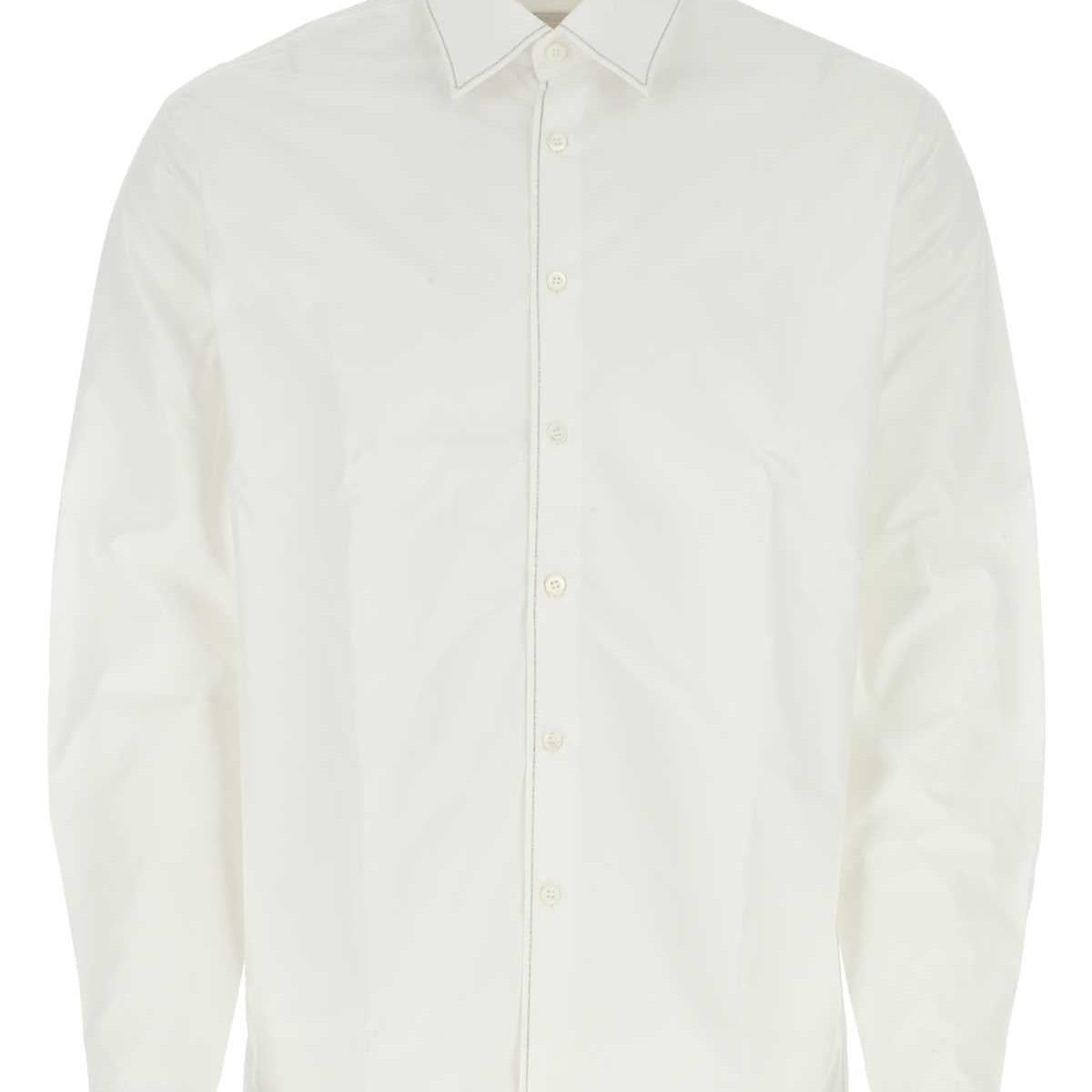 PRADA Classic Poplin Shirt for Men - SS23 Edition