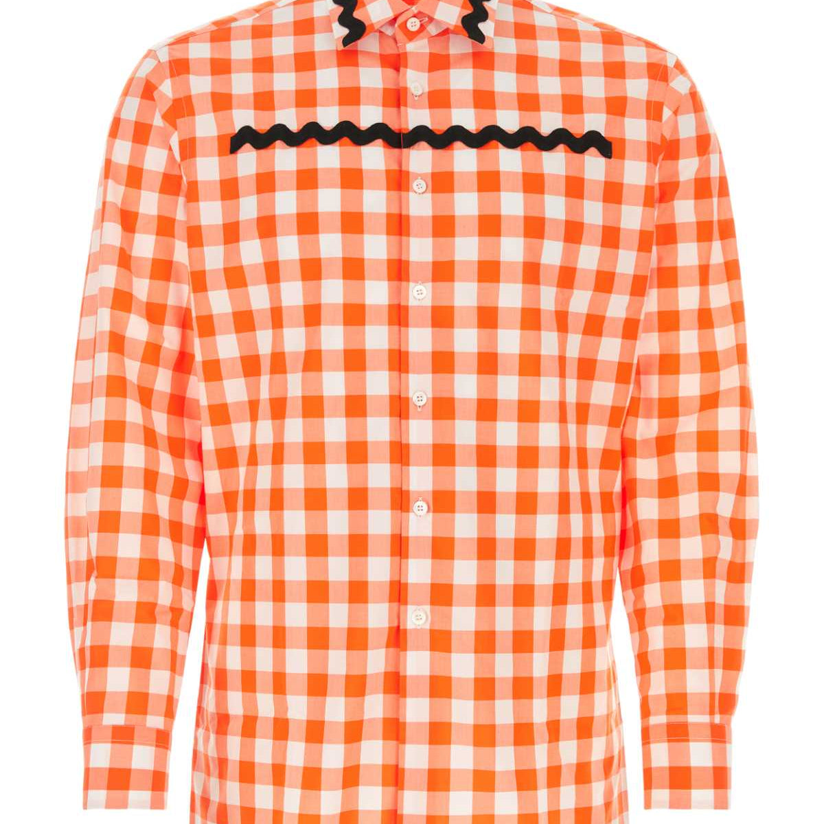 PRADA Embroidered Poplin Shirt - Mini Fit