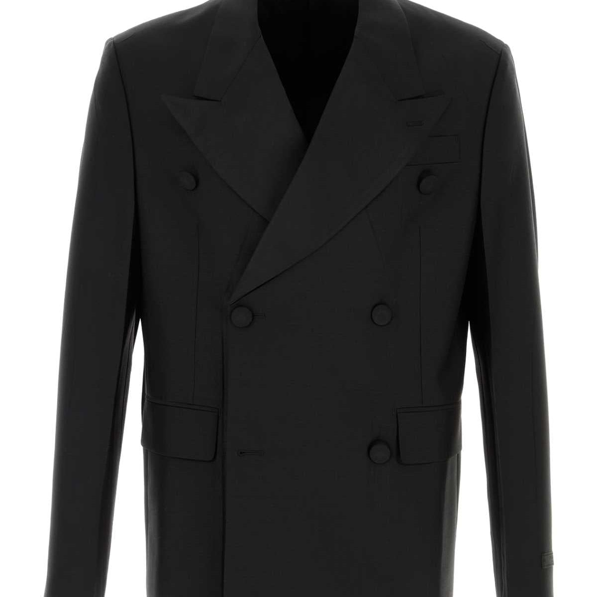 PRADA Mohair Blend Blazer for Men - SS25 Collection