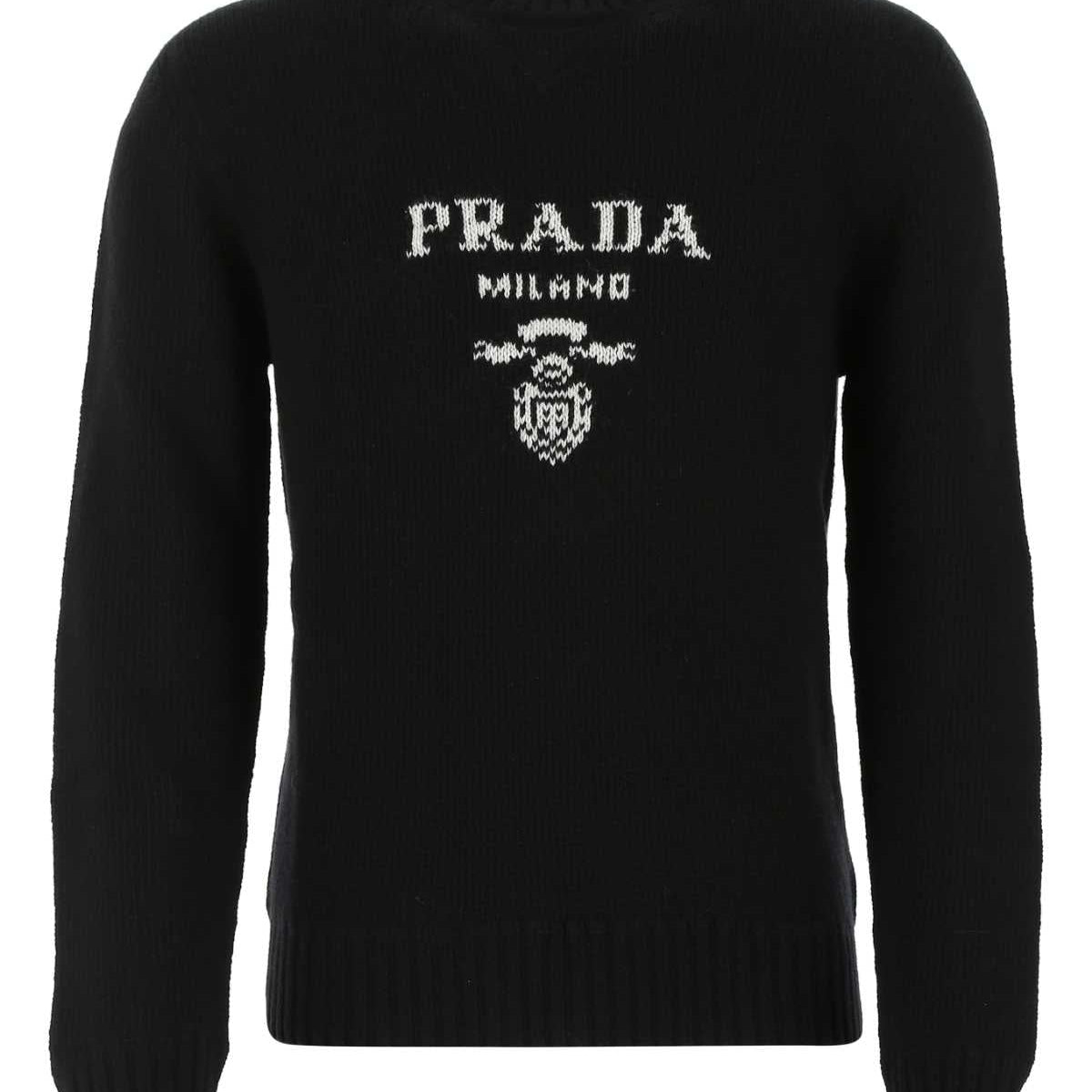 PRADA Wool Blend Pullover Sweater for Men