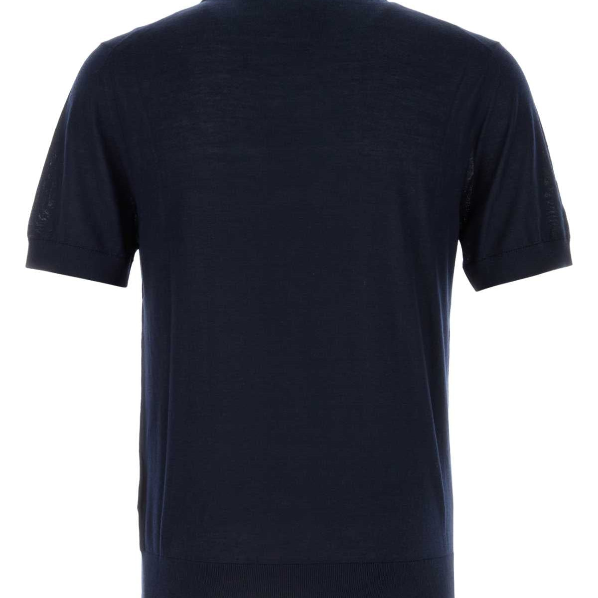 PRADA Cashmere Polo Shirt for Men - SS25 Collection