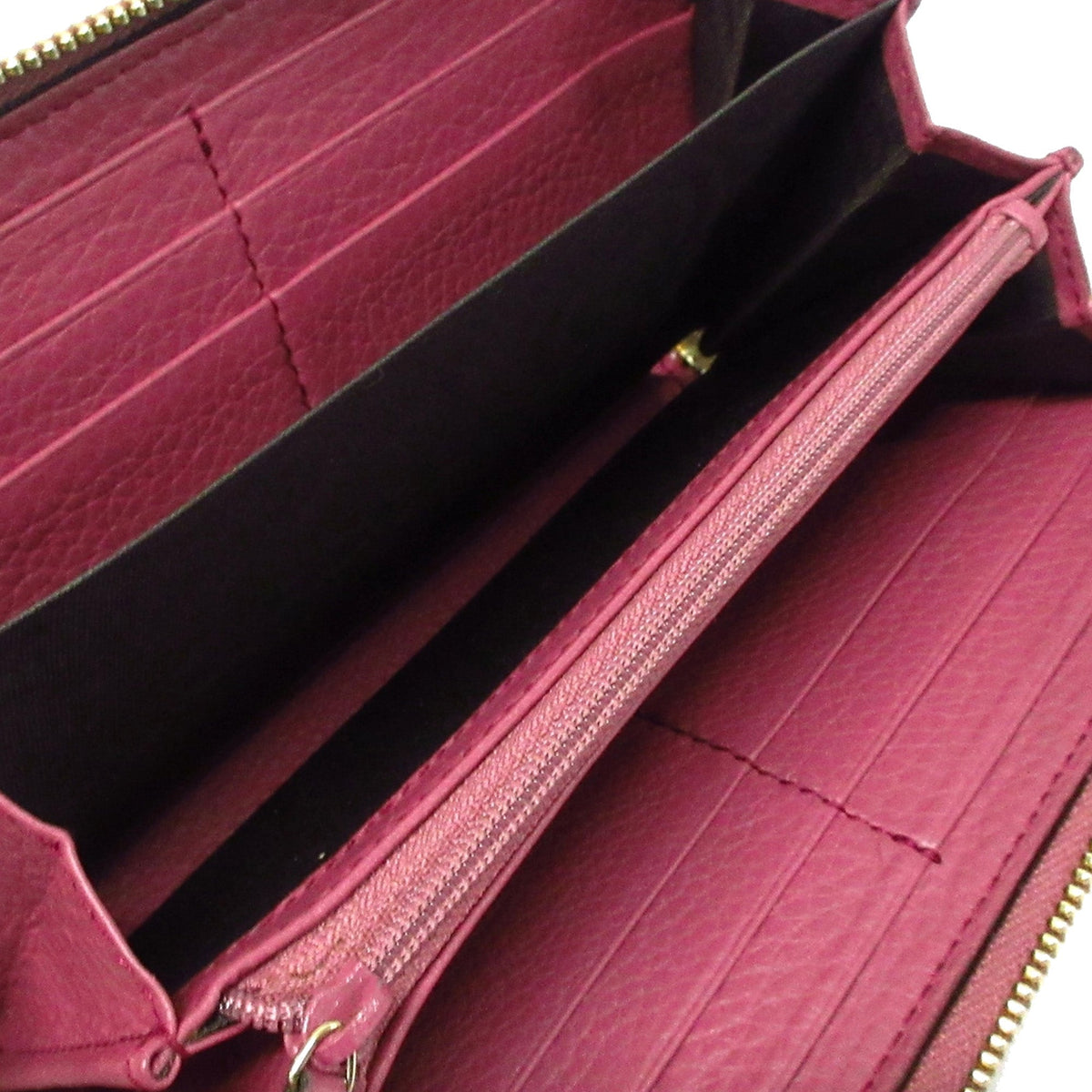 GUCCI Soho Leather Long Wallet Long Wallets