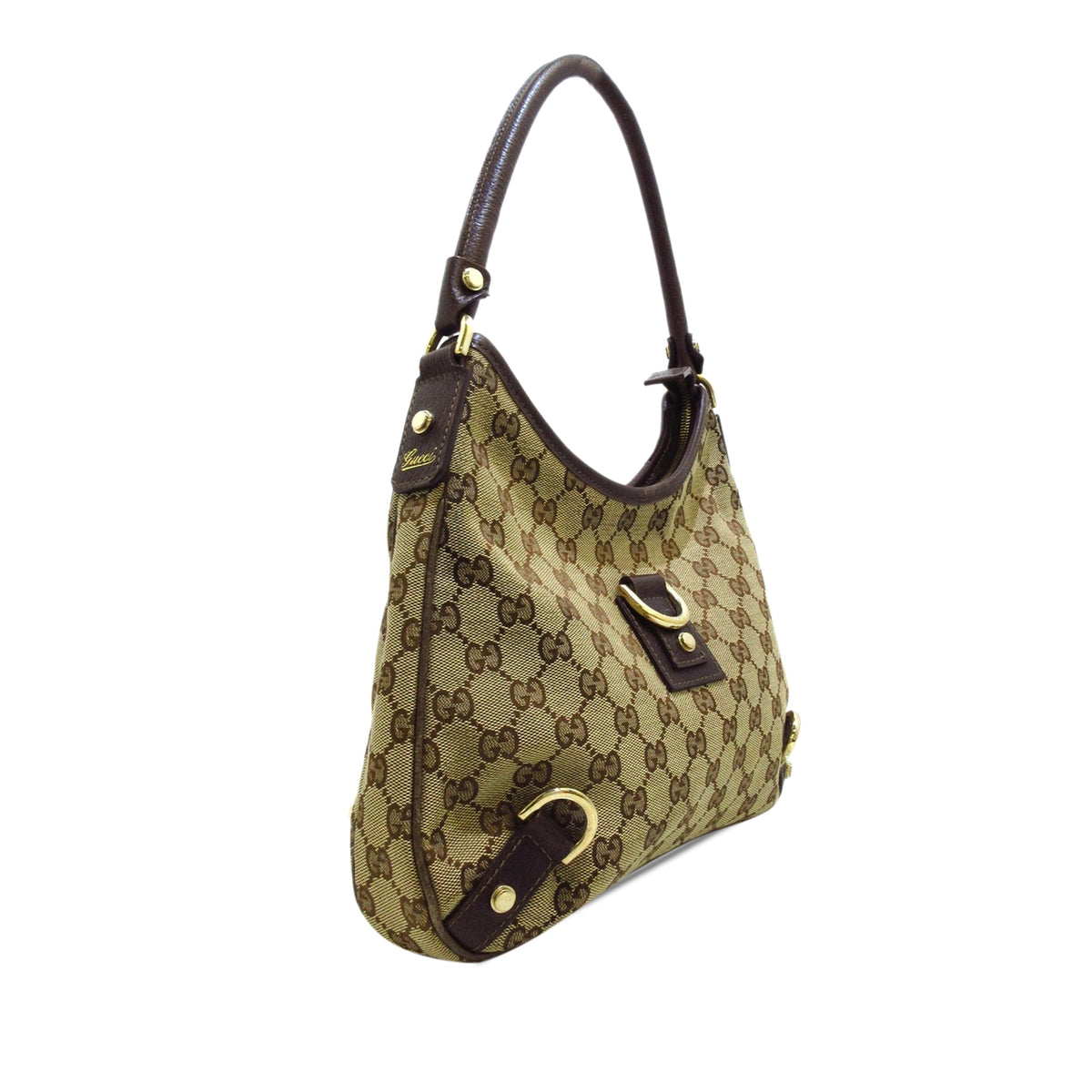 GUCCI GG Canvas Abbey D-Ring Shoulder Bag