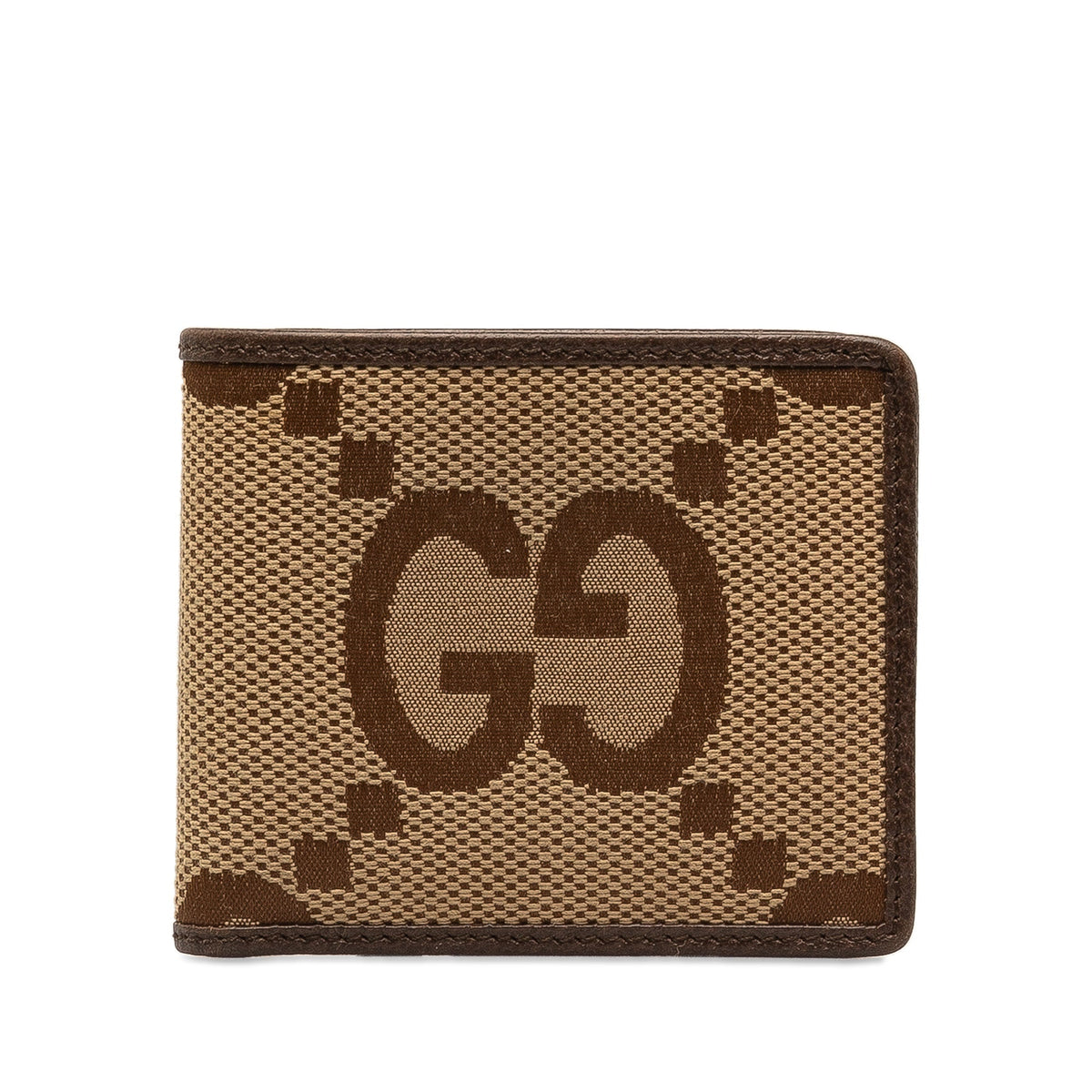 GUCCI Jumbo GG Canvas Bifold Small Wallet Small Wallets