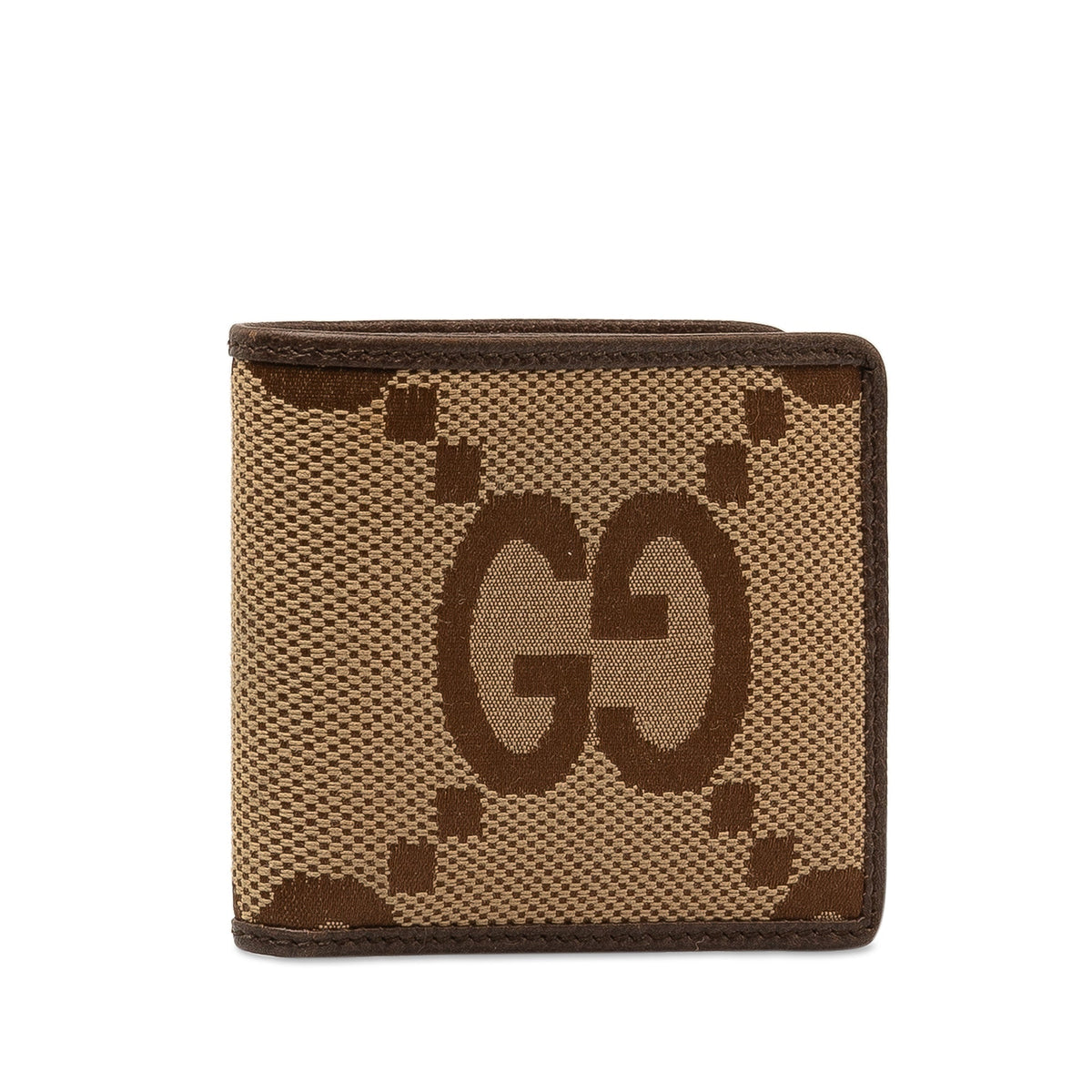 GUCCI Jumbo GG Canvas Bifold Small Wallet Small Wallets