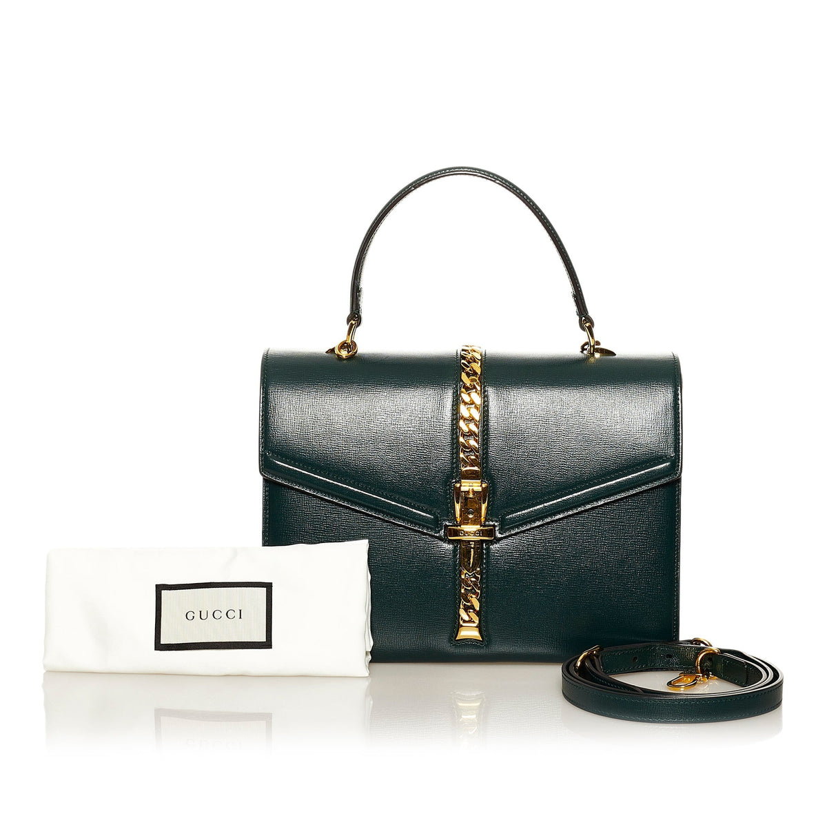 Gucci Sylvie 1969 Leather Satchel