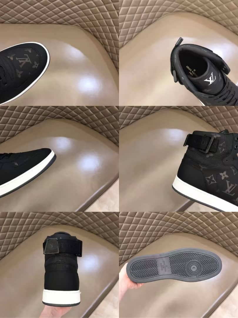 LV Rivoli High Top Sneaker Black