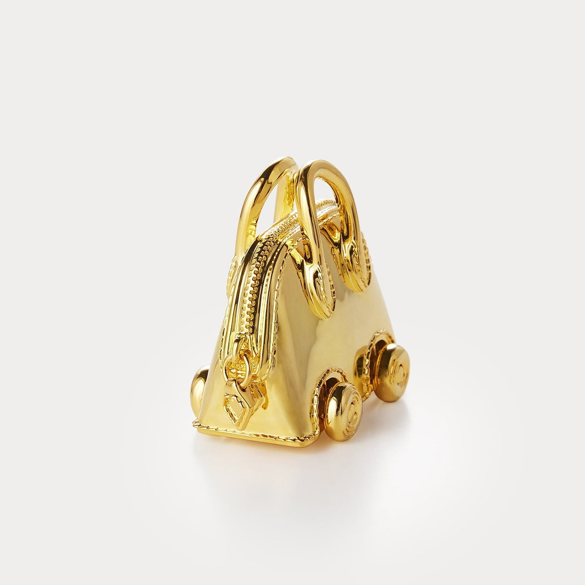 Classic Gold—Bolide On Wheels Bag Charm