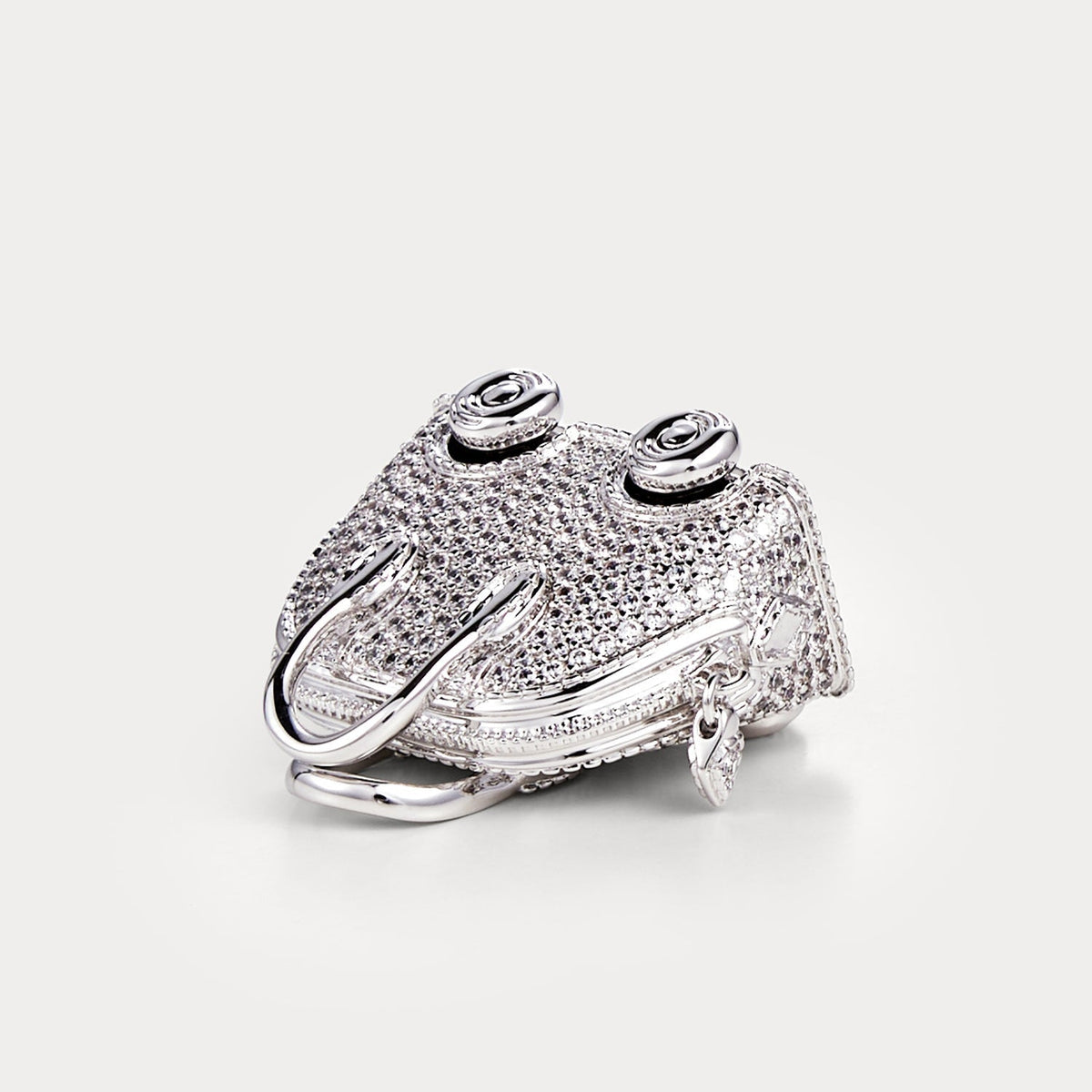 Sparkle Silver—Bolide On Wheels Bag Charm