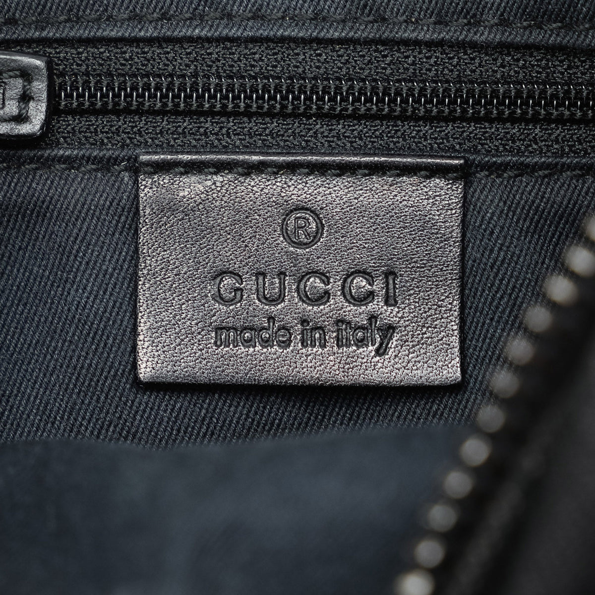 GUCCI GG Denim Shoulder Bag