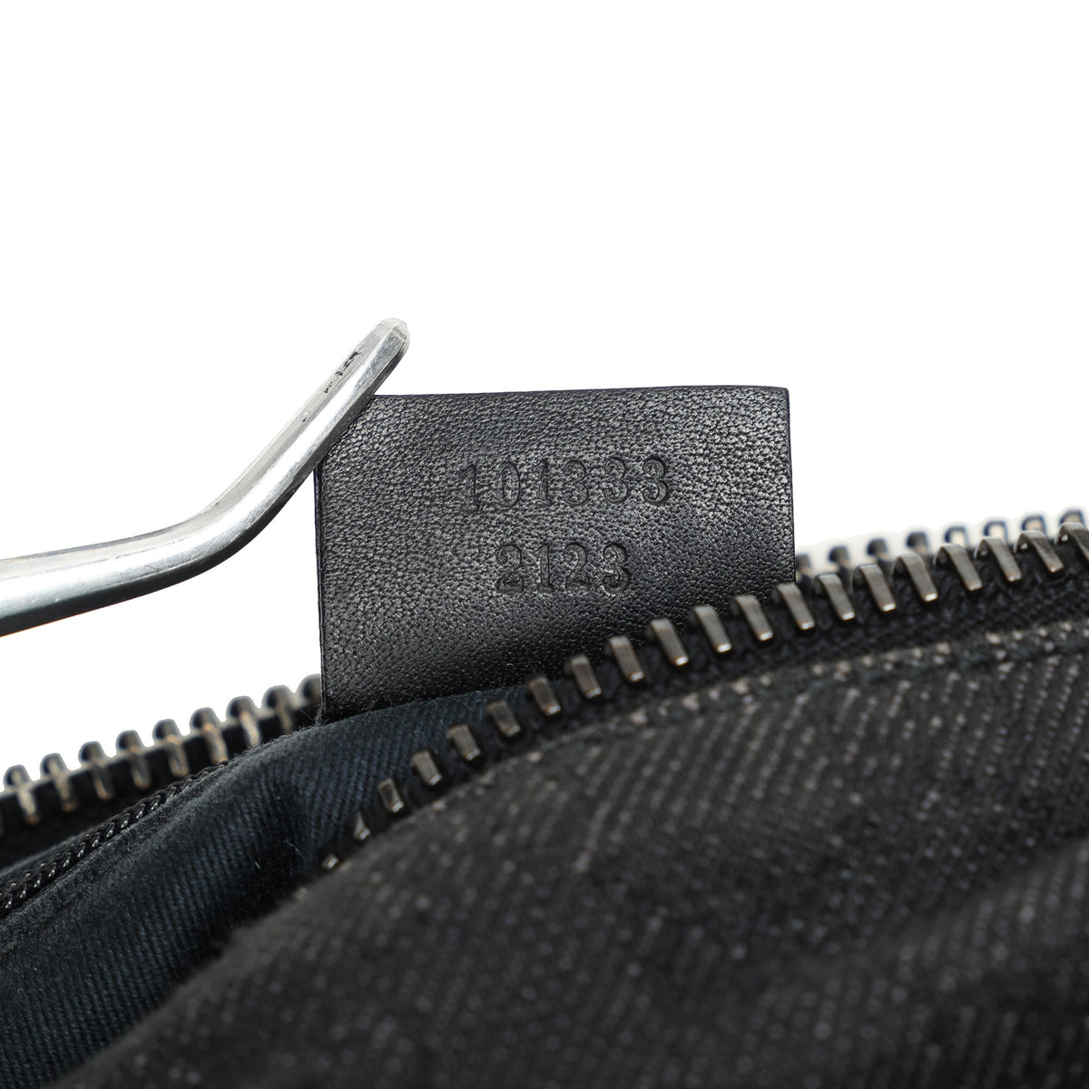 GUCCI GG Denim Shoulder Bag