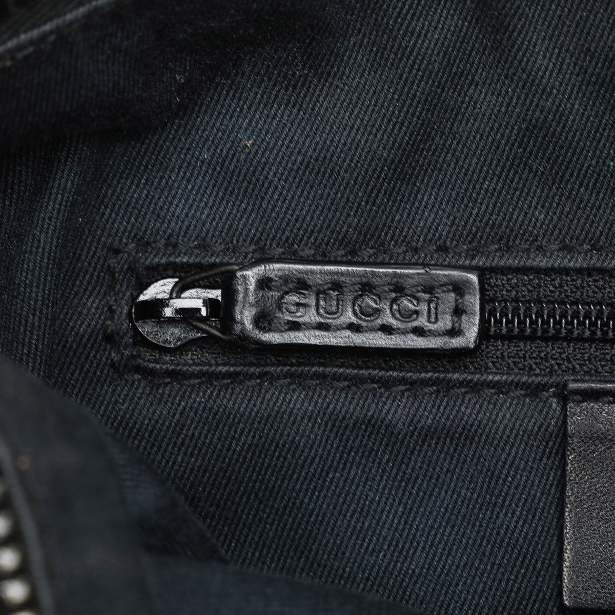 GUCCI GG Denim Shoulder Bag