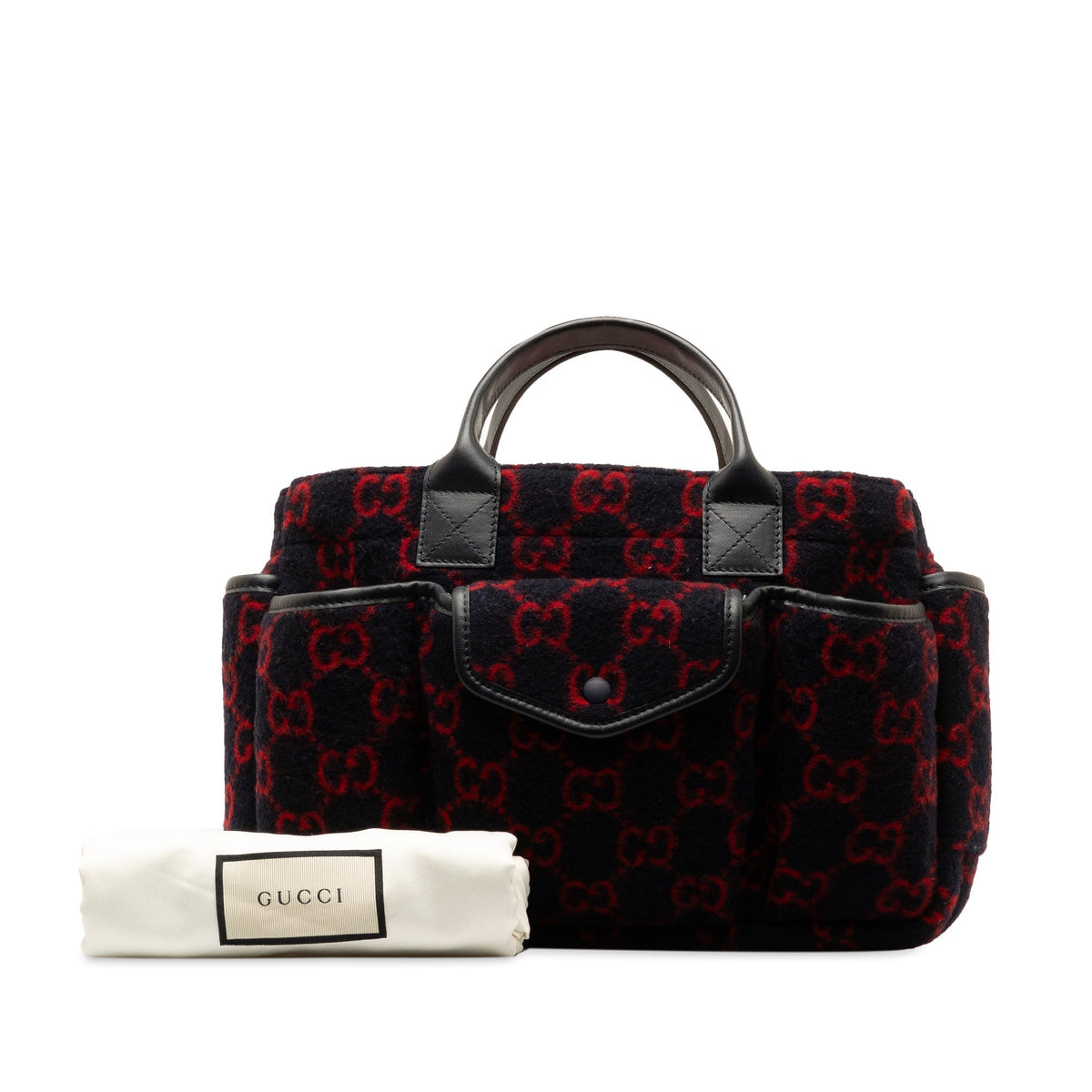 GUCCI GG Wool Children's Pocket Handbag