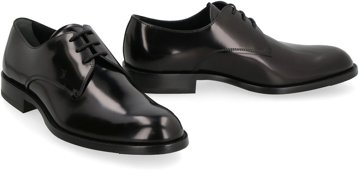 LEATHER LACE UP OXFORDS