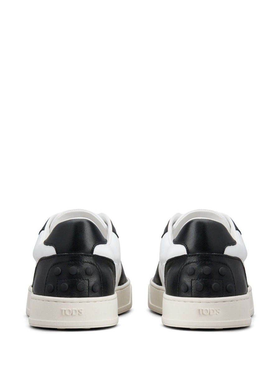 PANELLED LEATHER SNEAKERS