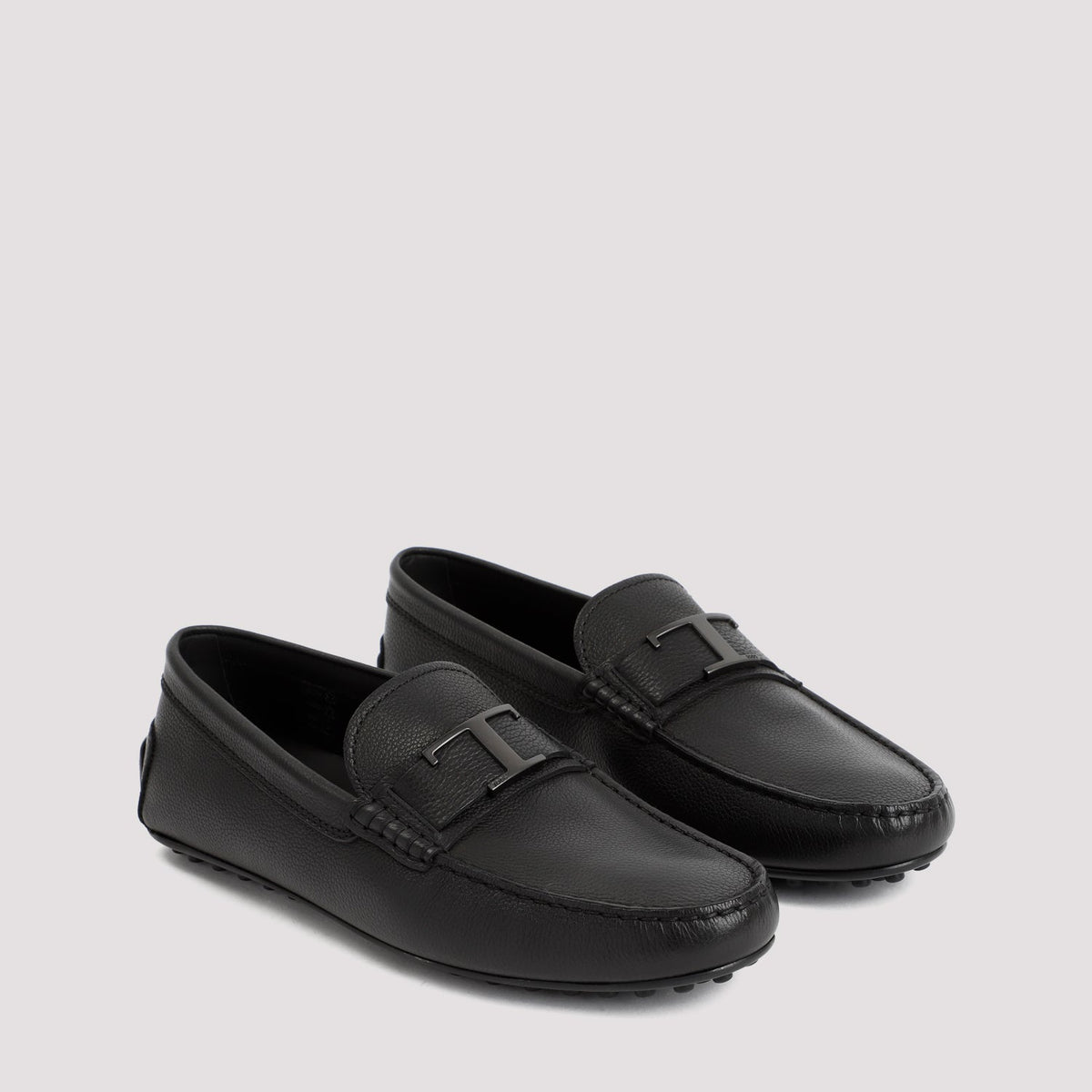 TOD`S GRAINED LEATHER LOAFER CITY GOMMINO