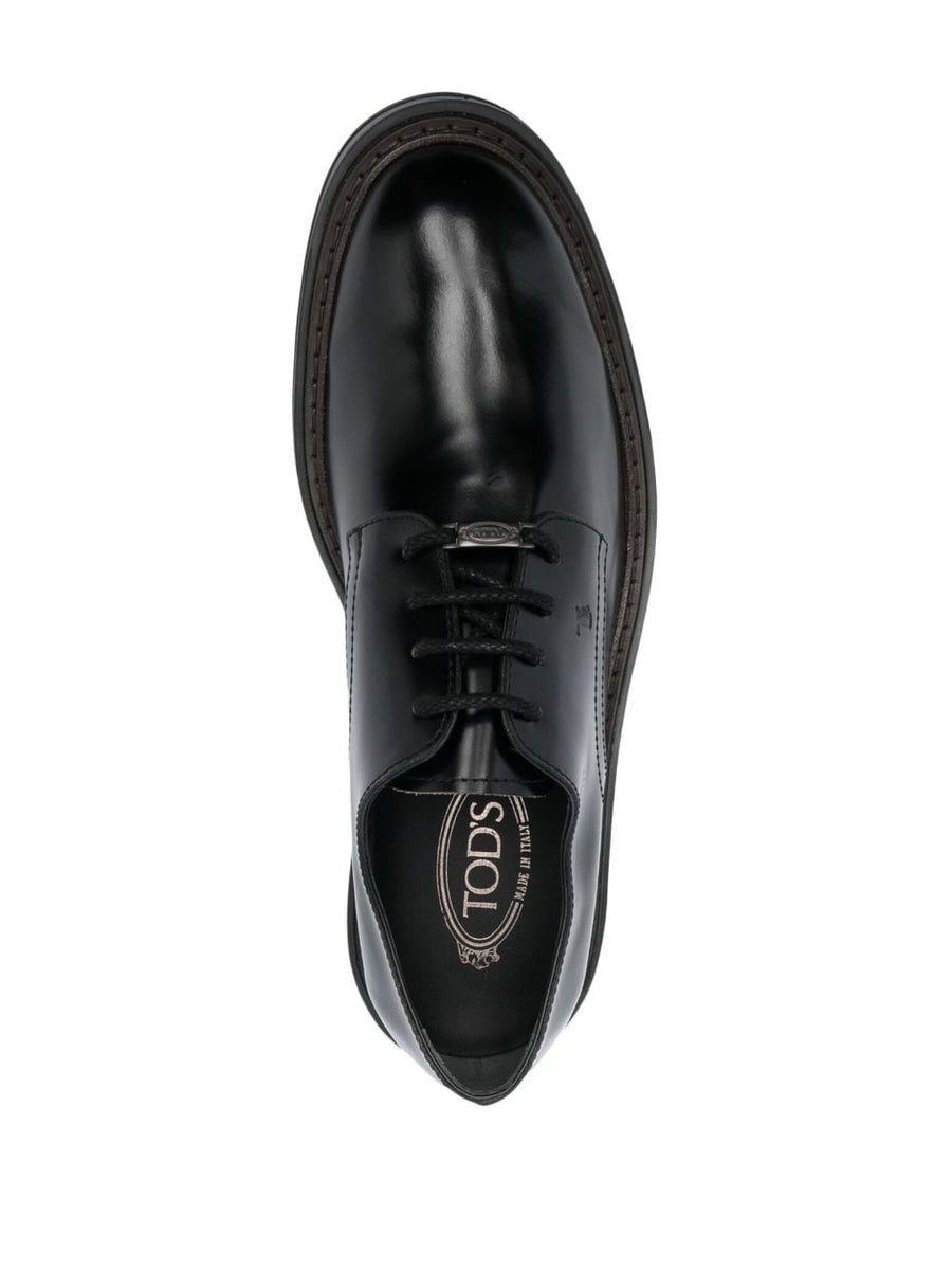 LEATHER LACE-UP