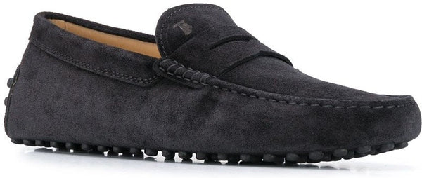 ALMOND TOE LEATHER LOAFERS