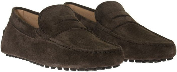 ALMOND TOE LEATHER LOAFERS