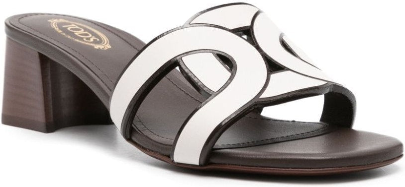 LEATHER HEELED SANDAL