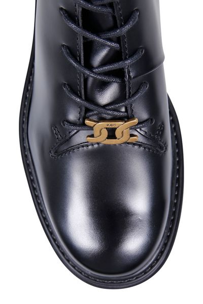 LEATHER COMBAT BOOTS