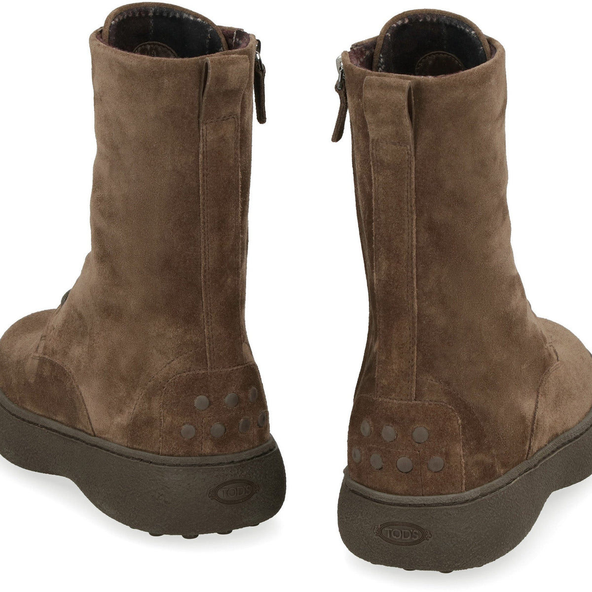 LACE-UP SUEDE ANKLE BOOTS