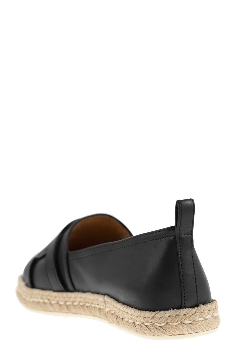 KATE LEATHER ESPADRILLES