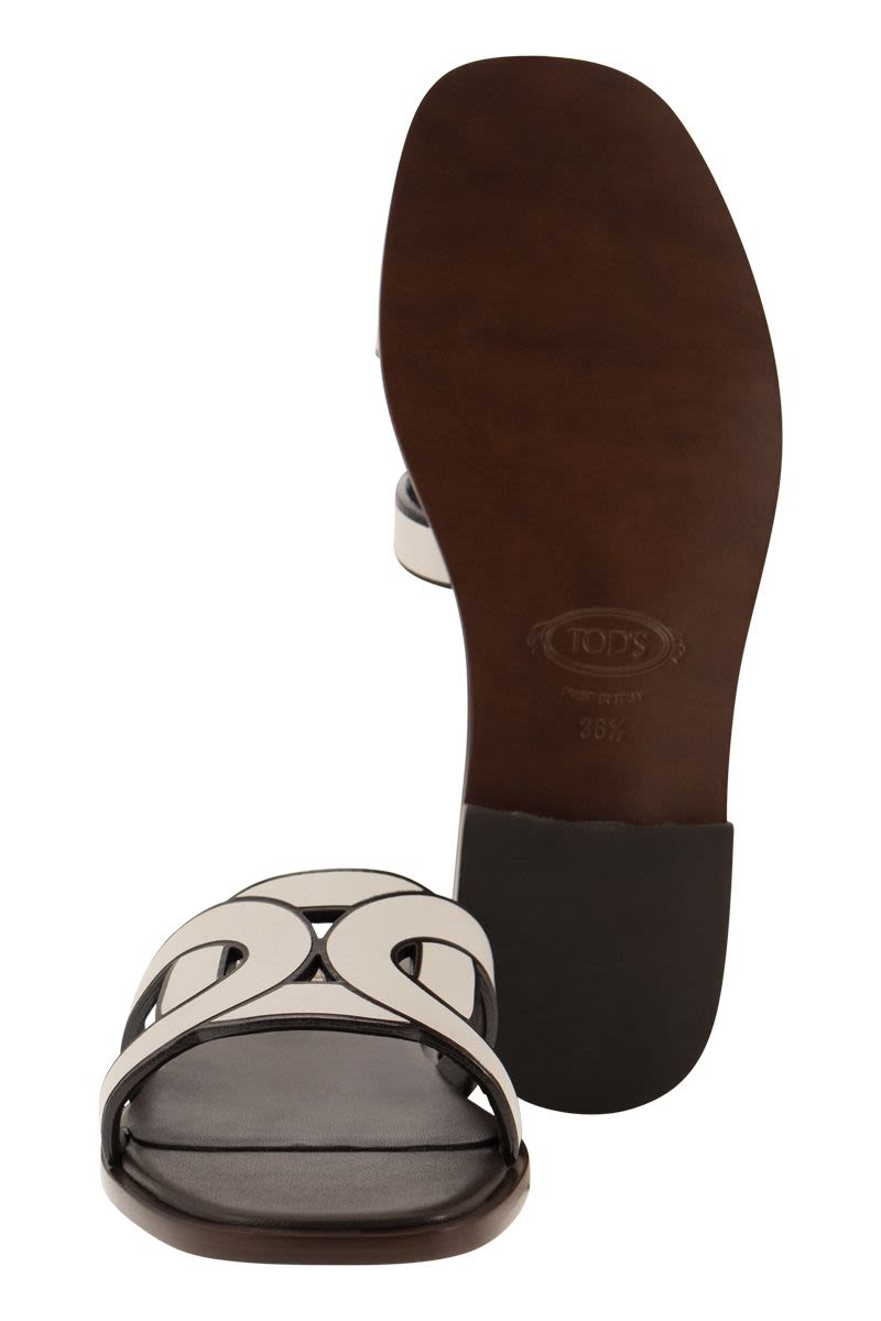 KATE LEATHER SLIPPERS