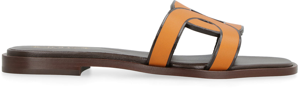 LEATHER SLIDES