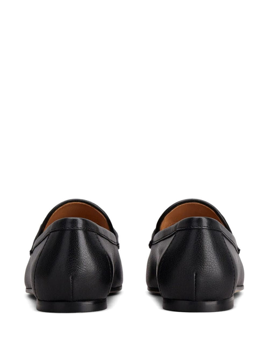 LOGOPLAQUE LEATHER LOAFERS