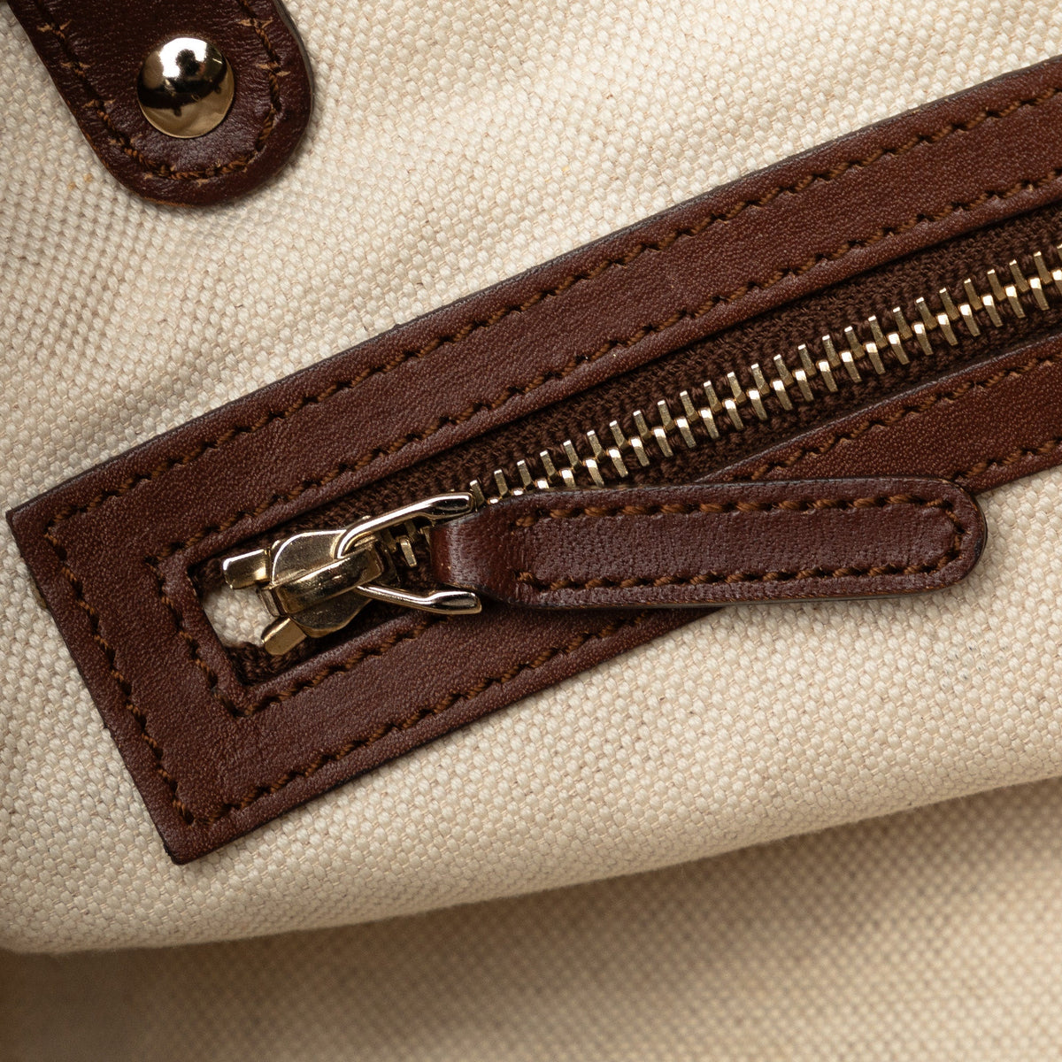 GUCCI Leather Diamante Craft Tote Bag
