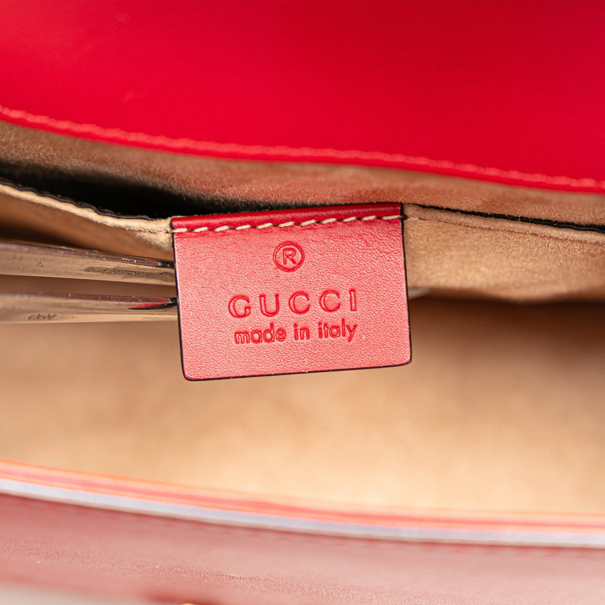GUCCI Mini Sylvie Leather Chain Crossbody Crossbody Bag