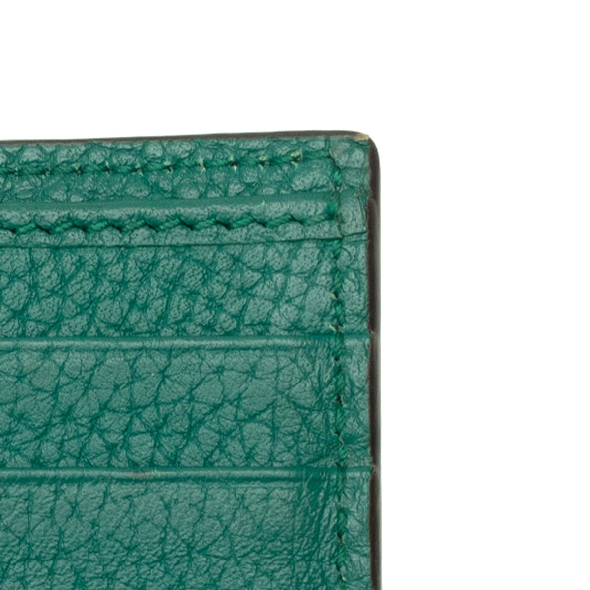 GUCCI Medium Leather Double G Bamboo Wallet Small Wallets