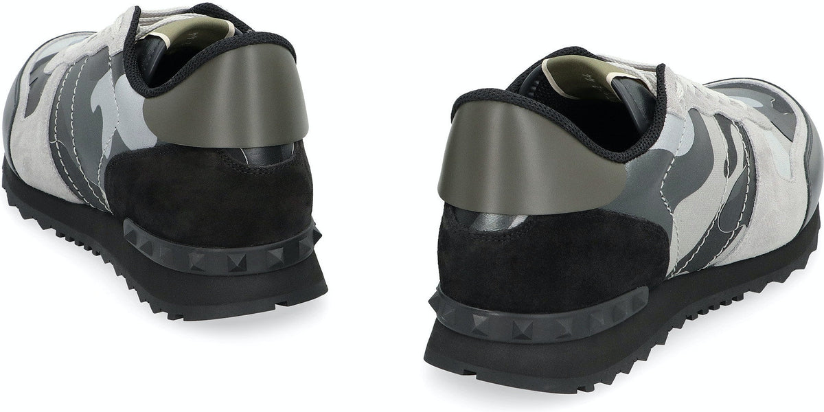 VALENTINO GARAVANI - ROCKRUNNER CAMOUFLAGE-PRINT SNEAKERS