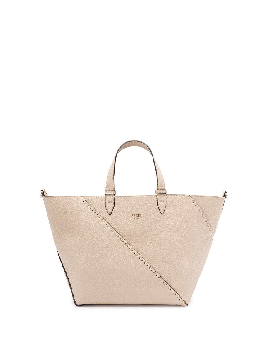 Fendi Men `Selleria Diag` Small Shopper