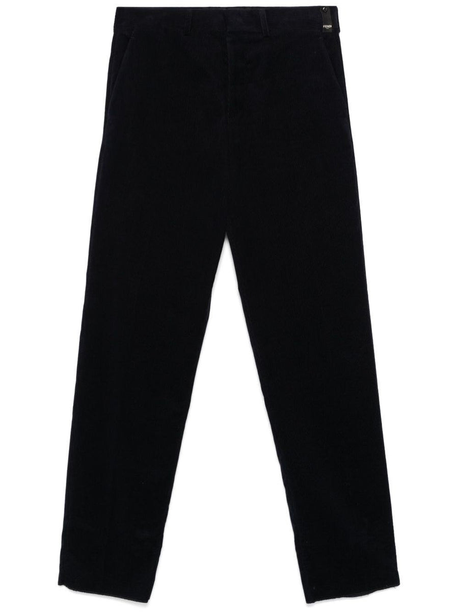 Fendi Men `Ff` Embossed Pants