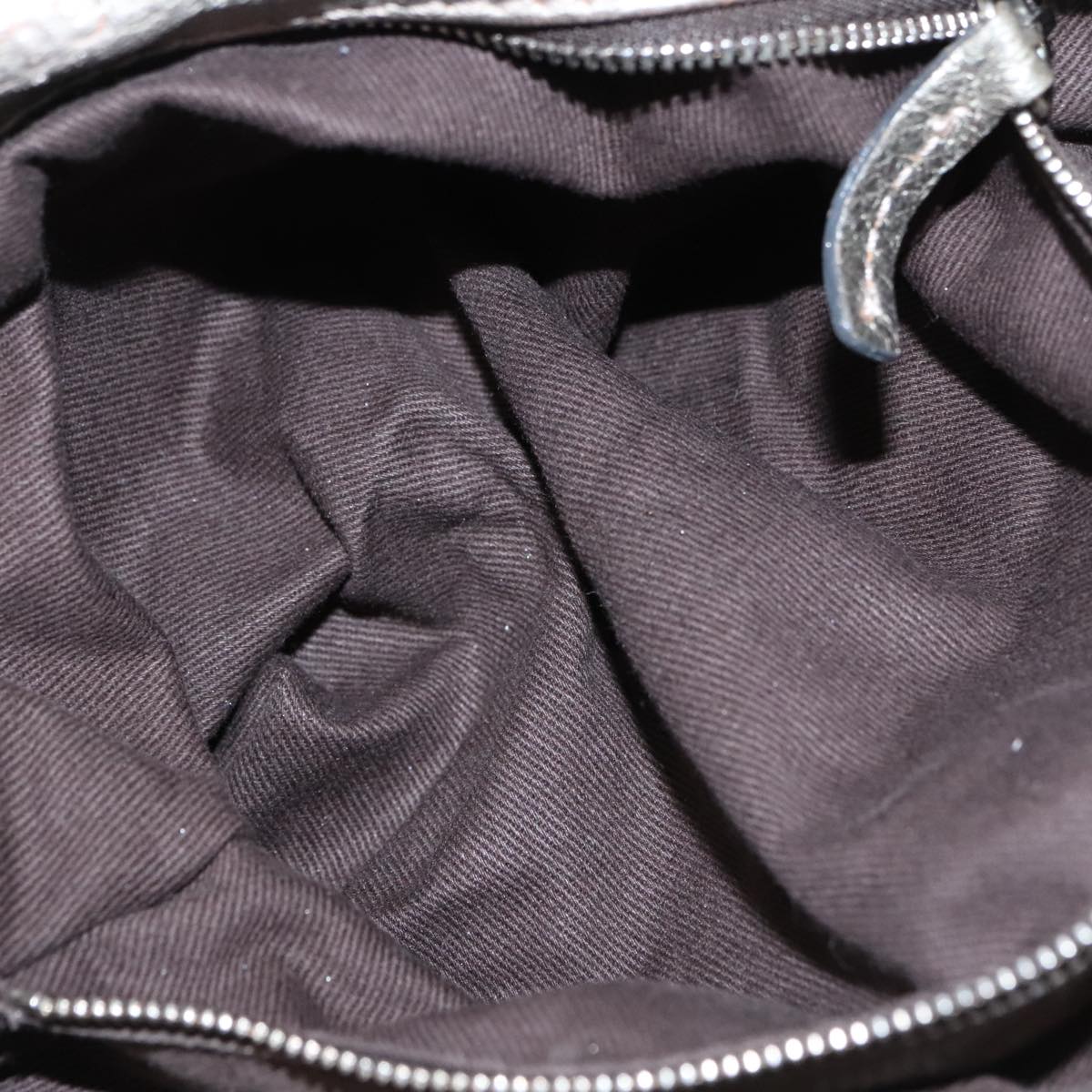 Chloe Paddington Hand Bag Leather Bronze Gold Silver am7387