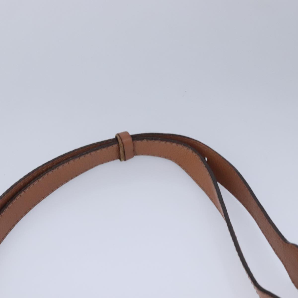 Chloe Paddington Shoulder Bag Leather Brown Gold Silver am7464