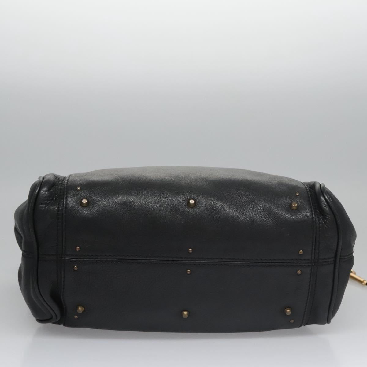 Chloe Paddington Hand Bag Leather Black am7564