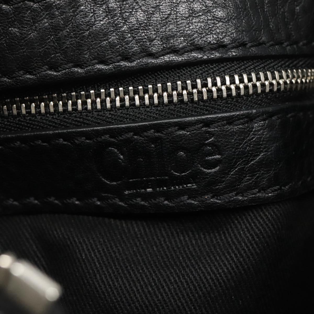 Chloe Paddington mini Hand Bag Leather Black am7623