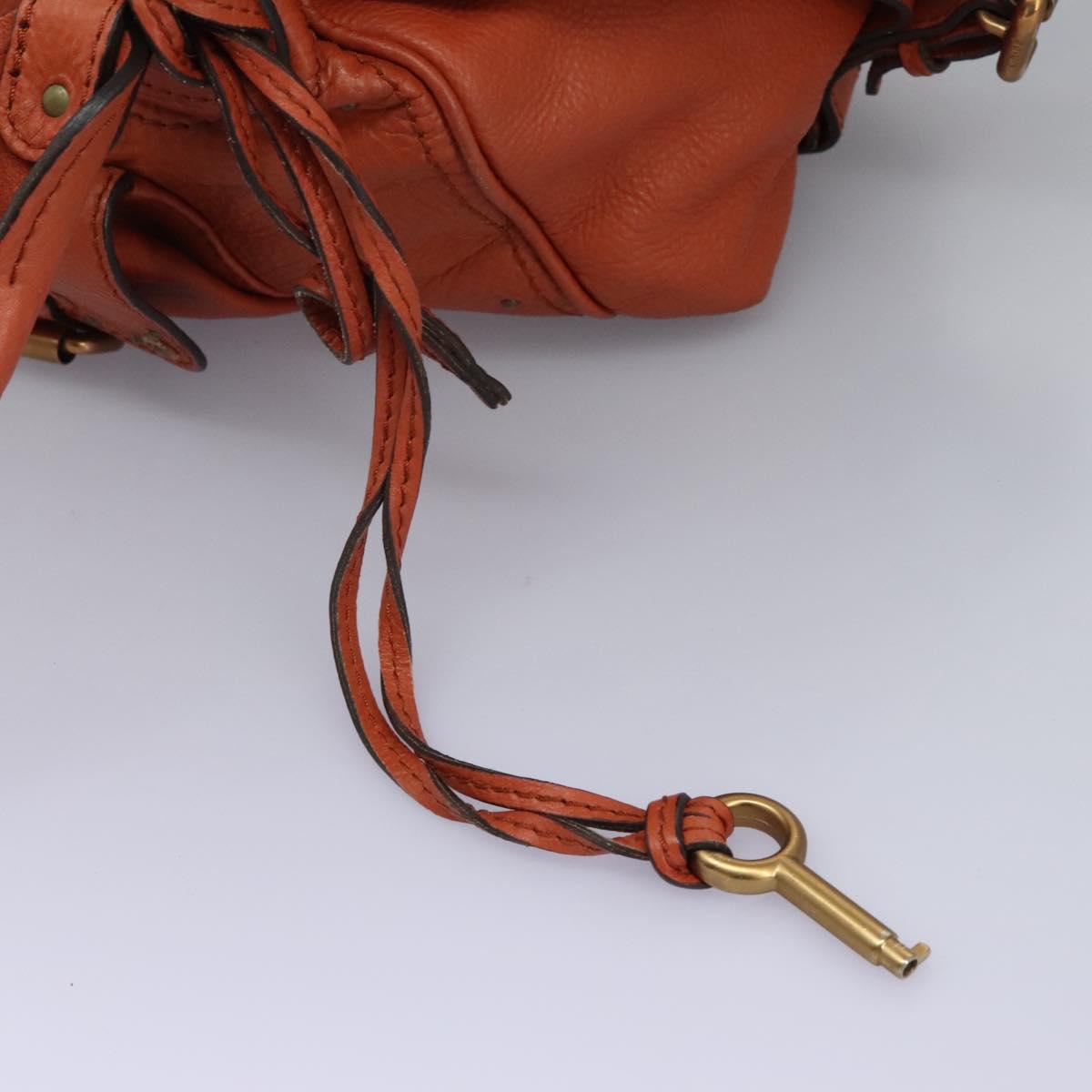 Chloe Paddington Hand Bag Leather Brown am7627